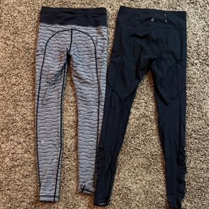 Lululemon Leggings two pair size 4